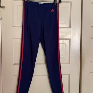 Adidas climalite leggings navy/red